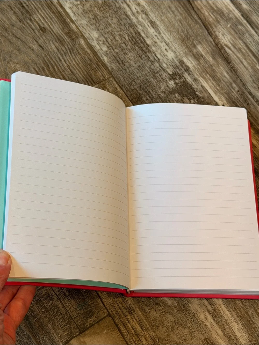 NWT-Hot Pink Notebook with Inspirational Script
